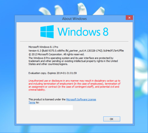 Windows BlueͼʾջΪWindows 8.1