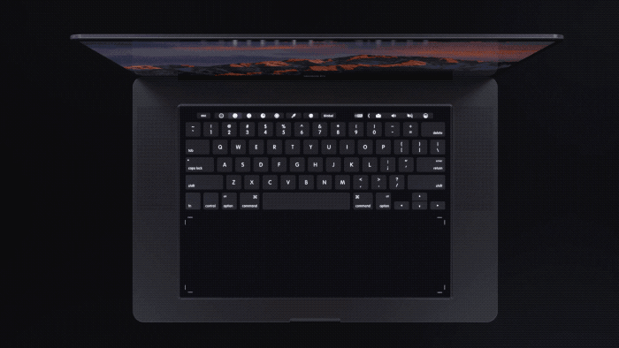 超酷炫的MacBook概念设计:万能的触控板