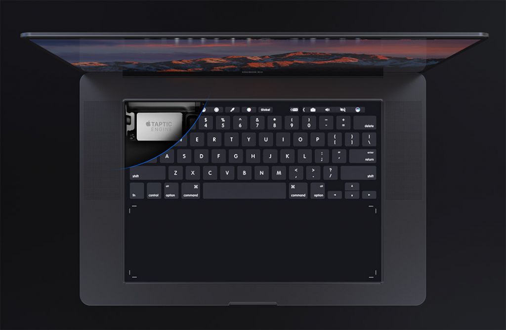 超酷炫的MacBook概念设计:万能的触控板