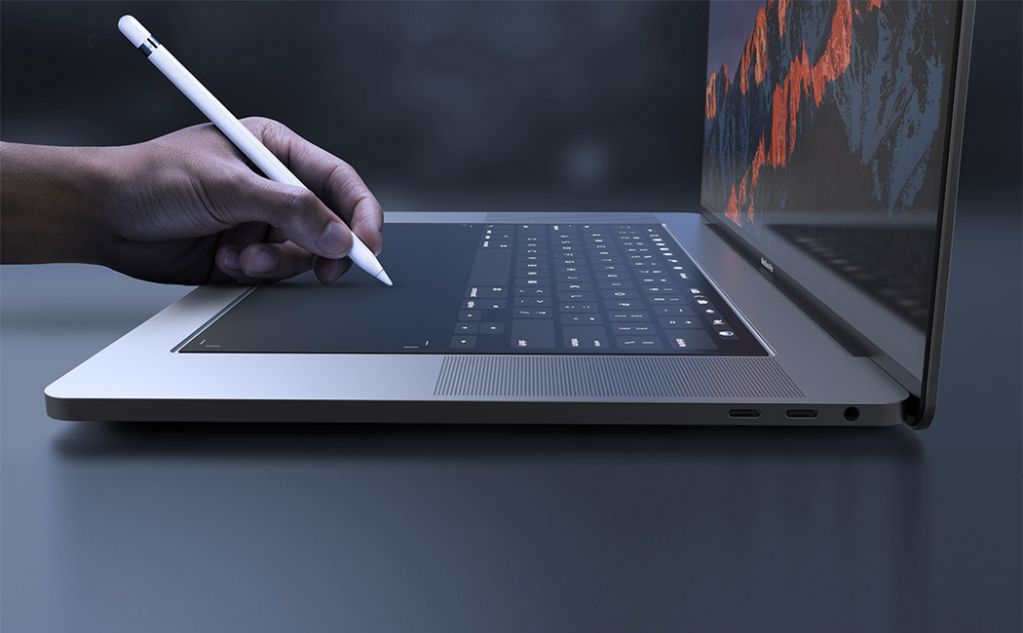 超酷炫的MacBook概念设计:万能的触控板