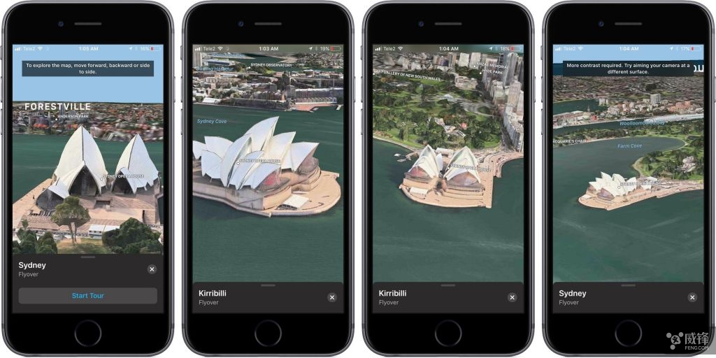 有些酷,iOS 11 beta2地图应用增加虚拟现实模式