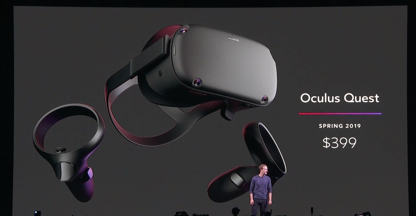 Facebook最新VR头盔将于明年春季上市 售价399美元